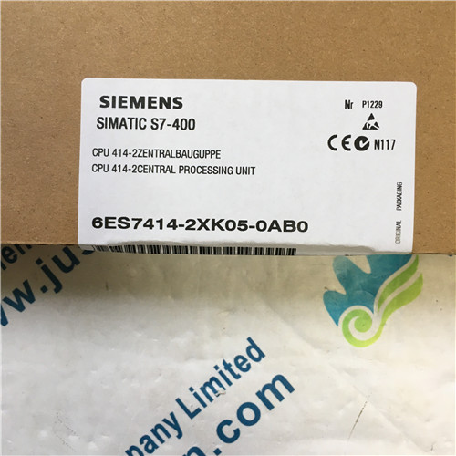 Siemens 6ES7414-2XK05-0AB0 SIMATIC S7-400, CPU 414-2 Central processing unit with: work memory 1 MB, (0.5 MB code, 0.5 MB data), 1st interface MPI/DP 12 Mbit/s, 2nd interface PROFIBUS DP