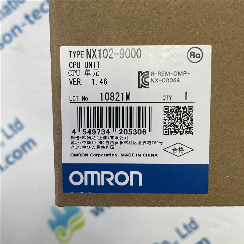 OMRON CPU Unit NX102-9000 - Buy OMRON CPU Unit, NX102-9000, CPU Unit ...