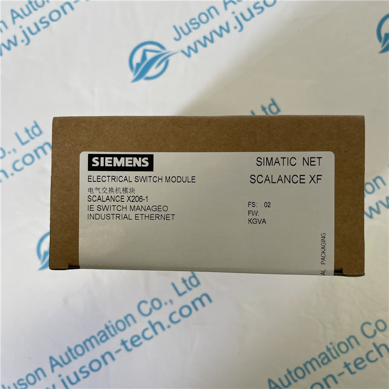 SIEMENS electrical switch module 6GK5206-1BB10-2AA3 SCALANCE X206-1, managed IE switch, 6x 10/100 Mbit/s RJ45 ports, 1x 100 Mbit/s multimode BFOC, LED diagnostics