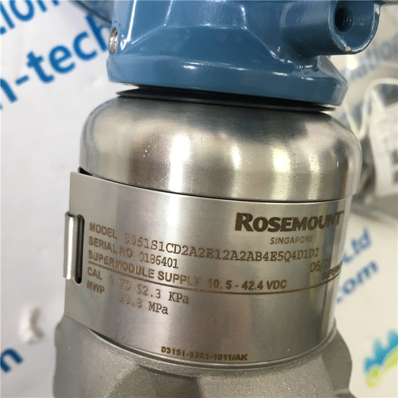 EMERSON Rosemount Pressure Transmitter 3051S1CD2A2E12A2AB4E5Q4D1D2