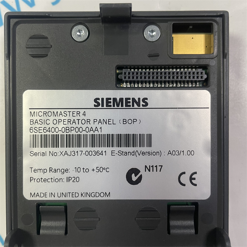 SIEMENS Basic operation panel 6SE6400-0BP00-0AA1 MICROMASTER 4 Basic Operator Panel (BOP)